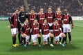 Milan Players before the match